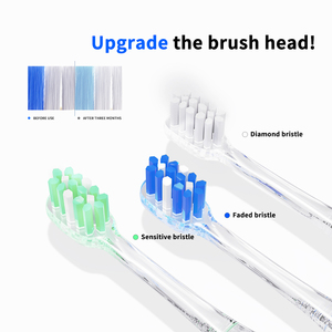 Recycle Aluminum Handle <strong>Pressure</strong> <strong>Sensor</strong> Turn ON/OFF Rechargeable <strong>Electric</strong> Sonic <strong>Toothbrush</strong> <strong>with</strong> Transparent Brush Head - Product Image 4