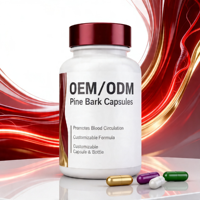 Capsules de Corteau de Pin 95% Proanthocyanidines OPC, Complément Nutritionnel Botanique, Certifié GMP ISO, Vente en Gros OEM