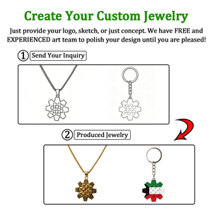 Joyería de Flores Al-Arfaj Personalizada al por Mayor, Collar, Pulsera y Anillo con Diseño de Rhanterium Epapposum, Regalos, Producción Diaria de 100k - Product Image 2