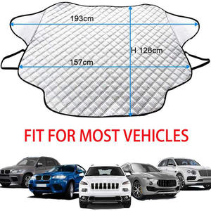 Cubierta de nieve para parabrisas de coche, protección contra escarcha, eliminación de hielo, Parasol, 4 capas - Product Image 6