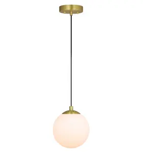Moderne Keuken Messing Hanglamp Verstelbare Rustieke Opknoping Mini Globe Hanglamp