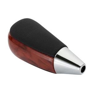 Toyota Land Cruiser Gear <b>Shift</b> <b>Knob</b> Wood Grain Leather Ergonomic Car Part QZXN-H11 - Product Image 3