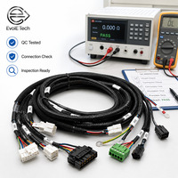 Arnés de Cableado Personalizado UL1007 22AWG 300V de Cobre, Anti-Interferencia, con Múltiples Conectores, para Control Industrial