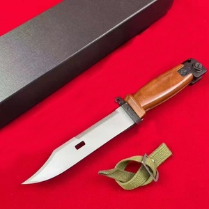 Customized 1095 Steel Fixed Blade <b>Plastic</b> Handle <b>Pocket</b> Knife Multifunctional DIY Expedition Survival ODM OEM Support 1 Year - Product Image 2