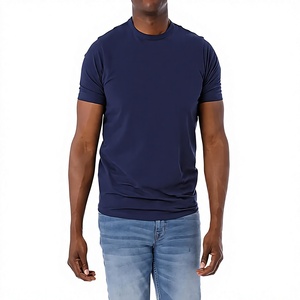 Camisetas de Cuello Redondo para Hombre, 100% Algodón Suave, 160 GSM, Manga Corta, Lisas, para Verano, Transpirables, de Secado Rápido, Casuales, Venta al Por Mayor OEM - Product Image 2