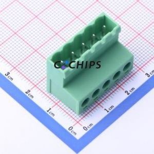 KF2EDGRK-5.0-5P Plug-in Terminal Block P=5mm Connector ( Connector Type: Plug )( Construction: 1x5P )( Pitch: 5mm ) - Product Image 1