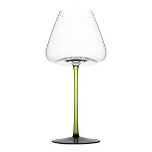 結婚式のためのカスタムファッション北欧ヴィンテージパーソナライズされたグリーンクリエイティブ白ワイングラス - Product Image 1