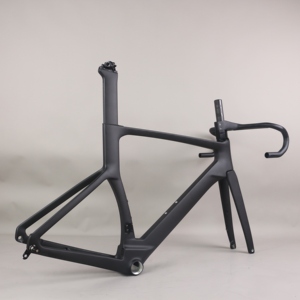 SERAPH TT-X38 Aero Road Bike <b>Frame</b> T47 Thread Full Hidden Cable 700X32C Size 47/49/52/54/56/58cm Carbon Fiber Bike <b>Frame</b> - Product Image 4