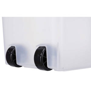 Contenedor Transparente Blanco de 40L para Alimentos, 27 x 61 x 45 cm, para Comederos y Bebederos de Mascotas - Product Image 5