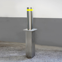 Bollard en acier inoxydable 304 à dégagement manuel avec système de réduction d'urgence pour écoles – Vente directe usine