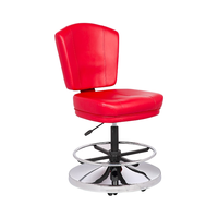 Tabouret de bar pour le jeu de poker Chaise de machine à sous de casino en cuir artificiel professionnel Chaises