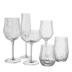 أكواب زجاجية مبتكرة ذات نسيج مميز من ساميو، بيع بالجملة مع إمكانية طباعة شعار مخصص، أكواب شرب طويلة للمطاعم والفنادق - Product Image 2