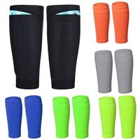 Protège-tibia de football élastique personnalisé manchons de mollet protège-tibias chaussettes avec poche attelle de sécurité élastique pour mollet