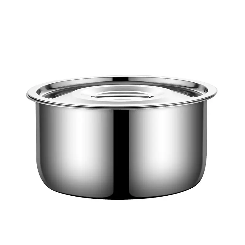 Shiny cooking pot set bright appearance cooking pot storage stainless steel pots