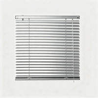 Persianas Venecianas de Aluminio Inalámbricas Sin Perforación, Persianas Impermeables con Lamas de Alta Elasticidad, Tamaño Personalizado para Ventanas Francesas