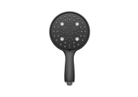 L'ensemble d'accessoires de robinet de salle de bain à économie d'eau à haute pression comprend un pommeau de douche plaqué et une douche à main pour une utilisation dans la salle de douche de l'hôtel