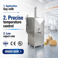 Machine à lait de soja et au tofu auto-chauffante la plus populaire, produisant 80 kg de tofu par heure