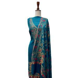 Costumes Jacquard Jamawar pour femmes, vêtements traditionnels de luxe, design tissé sur mesure, tenue 3 pièces, fabricant OEM ODM à marque privée - Product Image 6