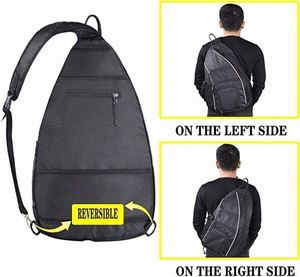 Échantillon gratuit Sac bandoulière multifonctionnel réversible pour le sport de plein air, sac à raquette de pickleball, pickleball de plein air pour - Product Image 6