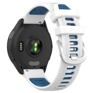 Bracelet bicolore en Silicone pour <span class=keywords><strong>montre</strong></span> intelligente <span class=keywords><strong>Garmin</strong></span> Forerunner 265 265s, bracelet bicolore, 18mm, 20MM, 22mm - Product Image 3