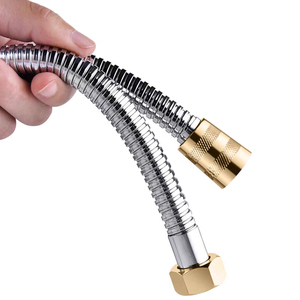 Nhà Máy Bán Hàng Trực Tiếp Thiết Kế Hiện Đại Đầu Đồng Nut Vòi Hoa Sen Vòi Bền Và Linh Hoạt Cho Phòng Tắm Máy Nước Nóng - Product Image 6