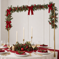Support de table portable élégant en fer, arche réglable pour toile de fond, accessoires de décoration pour mariage, banquet et fête