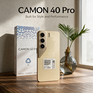 แบตเตอรี่ camon 40 pro CE ความจุ 5200mAh |   เซ็นเซอร์ลายนิ้วมือ |   โทรศัพท์มือถือสมาร์ทโฟนไร้แบรนด์ ชาร์จเร็ว - Product Image 1