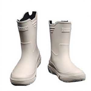 Bottes de pluie d'hiver imperméables et légères, antidérapantes, durables, mi-mollet, nouveau design, haute qualité, vente en gros personnalisée en PVC - Product Image 3