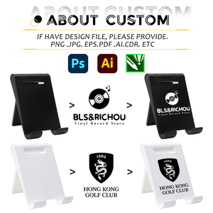 ที่วางโทรศัพท์มือถือแบบพับได้รุ่นใหม่ ขายส่ง ปรับระดับได้ วัสดุ PP ที่วางโทรศัพท์แบบตั้งโต๊ะ ที่วางโทรศัพท์แบบกำหนดเองพร้อมโลโก้ - Product Image 3