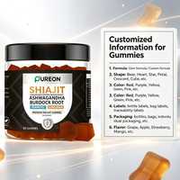 Pureon Offre Spéciale OEM Complément Alimentaire Gommeux de Shilajit Pur de l'Himalaya Marque Privée Ashwagandha Vente Directe Usine en Gros pour Adultes