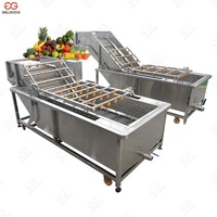 Gelgoog Groente Verwerking Machine Sla Wassen Lijn Fruit Tomaten Wassen Lijn