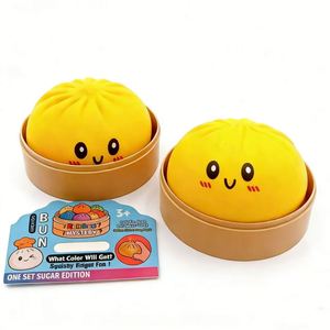 Kawaii Dumpling <b>Squishy</b> Toys - Cute -Shaped TPR Stress Relief Fidget for Adults - Product Image 4