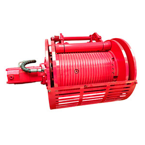 Thủy lực màu đỏ <span class=keywords><strong>winch</strong></span> 5ton 15ton 20ton 30ton cho thiết bị xây dựng xe tải Lift Crane - Product Image 4