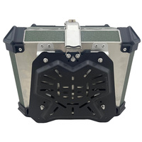 Boîtes à bagages pour moto personnalisées de 45 L, boîte à bagages pour scooter, boîte à bagages universelle en alliage d'aluminium, coffre supérieur pour scooter, verrouillage à dégagement rapide universel