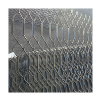 Rouleau de treillis métallique expansé en acier inoxydable finition argentée, léger, pour écran de ventilation, pare-soleil de façade, pliage et découpe industriels