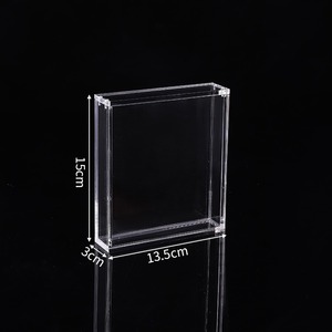 Modern şeffaf manyetik akrilik ETB depolama ekran rafları özelleştirilmiş toptan için Pocket Monsters oyun kartı kutuları - Product Image 6