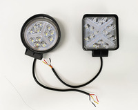 Bernsteinfarbenes Weiß-Gelbes Zweifarbiges Stroboskop-LED-Autolicht Rund Offroad 4 Zoll 162W Hochleistungs-Auto-LED-Arbeitsscheinwerfer LED-Fahrlicht
