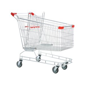 अनुकूलित लोगो 160 लीटर बड़े आकार के भारी शुल्क ऑस्ट्रलिया प्रकार शॉपिंग कार्ट ट्रॉली - Product Image 2