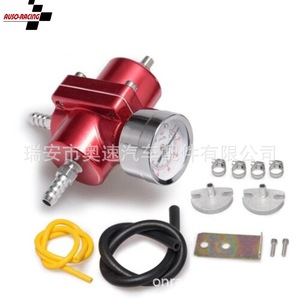 Régulateur de pression de carburant FPR003 en alliage d'aluminium rouge pour modification de voiture avec turbocompresseur, ajustement universel - Product Image 2
