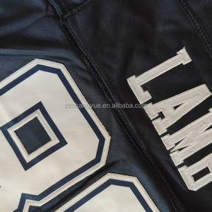 शीर्ष थोक कस्टम पुरुषों के अमेरिकी फुटबॉल जर्सी कढ़ाई रग्बी शर्ट टीम लोगो लघु आस्तीन लुभावनी और आकार डिजाइन - Product Image 2