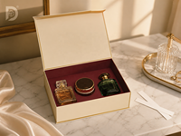 Boîte à parfum en carton rigide avec logo personnalisé, fabrication directe d'usine, design de couvercle et de base, emballage cadeau haut de gamme pour flacons de parfum