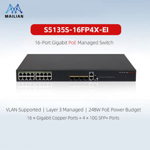 สวิตช์เชื่อมต่อแบบ Full-Managed รุ่น S5135 ซีรีส์ 10G Uplink Enhanced Access ของ H3C จำนวน 16-48 พอร์ต รองรับ POE สามารถต่อพ่วงกันได้ รองรับ QoS ความเร็ว 336Gbps - Product Image 5