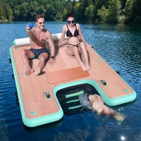 Plateforme flottante gonflable FBsport, quai flottant, plateforme de plage flottante, composants de quai flottant, plateforme aquatique flottante pour la mer