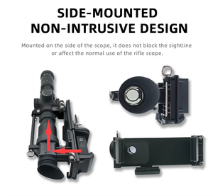 Support latéral pour lunette de tir de précision pour la photographie d'action et sportive et accessoires pour caméra de chasse mobile - Product Image 4