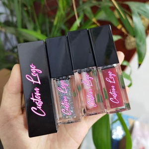 Huile à lèvres hydratante et scintillante pour le maquillage des lèvres, huile volumisante aromatisée, teinte fruitée, brillance, huile à lèvres en marque privée avec un grand pinceau - Product Image 2