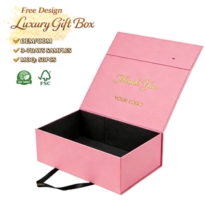 ผู้ผลิต OEM กล่องของขวัญกันน้ำสุดหรู บรรจุภัณฑ์กระดาษแข็งแม่เหล็ก วัสดุรีไซเคิล เป็นมิตรกับสิ่งแวดล้อม พร้อมแผ่นฟองน้ำเสริม - Product Image 1
