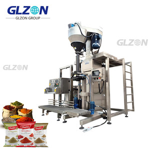 Machine de remplissage et de scellage de sachets de poudre |   Machine d'emballage automatique de sachets d'épices |   Emballage alimentaire liquide en sachet préformé Doypack - Product Image 1