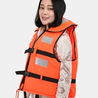 Veste de sauvetage gonflable pour adultes, personnalisable en gros, fabrication directe, mousse EPE réfléchissante, certifiée USCG, orange, CCS