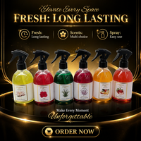 Vente en gros d'huiles essentielles aromatiques liquides en spray pour éliminer les odeurs, 250 ml, spray d'ambiance pour la diffusion dans l'air