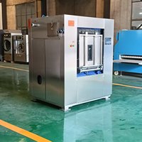Laveuse-essoreuse industrielle électrique 50 kg haute résistance pour équipement de blanchisserie et barrière sanitaire, idéale pour les hôpitaux